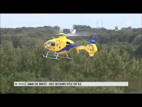reportage samu 29 (smur héliporté) au CHRU de Brest