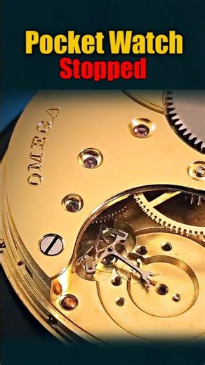 OMEGA Pocket Watch Stopped… Here’s Why