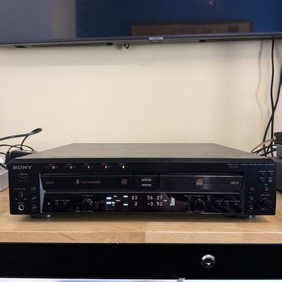 Sony RCD-W500C 5-Disc CD Changer Compact Disc Recorder – Tested Works w/ Video | eBay