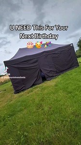 6mx6m UV Theme Party tent #uv #uvparty #18th #16th #21st #birthdayideas #summerparty #houseparty | Tommy's Tubs Hot Tub & Party Tent Hire