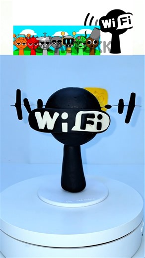 Sprunki 🎵 I Made Wi-Fi 📶 With Clay ⚫️⚪️ #sprunki 🎶