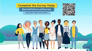 Your voice matters and we want to hear from you! Visit https://www.surveymonkey.com/r/CSS2021Survey before Dec. 17 to complete the #BPS 2021 Community Safety Survey. Available for anyone who lives or works in Barrie, or visits our community often. #2021CSS #CommunitySafety #Barrie #BarriePolice #CSWBBarrie | Barrie Police Service