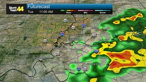 Wow, we've seen some heavy rain! But Jonathan says it's clearing in time for your Fall Fest lunch grab. He has the latest track and timetable here. | 44News