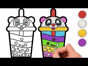 Let's Learn To Draw This Bubble Tea | Step By Step Drawing Videos | Boba Tea | #bubbletea #howtodraw