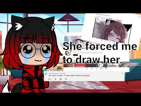 She forced me to draw her😕🦊(‪@yoonginacute‬)(!!MUST WATCH!!)(Gacha Club)