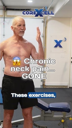 I fixed his neck pain through his SHOULDER