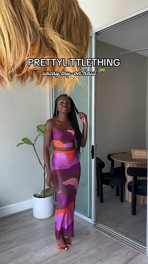Obsessed with these new pieces from PLT! Perfect for an upcoming vacation 🌴☀️ @prettylittlething #prettylittlething #plt #plthaul #tryonhaul #vacationoutfits