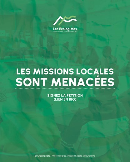 🎯 Aujourd’hui, les missions locales sont en danger. Les missions locales jouent un rôle décisif : elles accueillent, orientent et accompagnent les jeunes qui ont le plus besoin d’un soutien humain pour avancer. Pourtant, partout en France, leurs moyens s’effritent. En Auvergne-Rhône-Alpes, la baisse dépasse le million d’euros, un choix politique lourd de conséquences pour l’insertion sociale et professionnelle de milliers de jeunes. Pendant que les besoins explosent, les acteurs de la jeunesse 