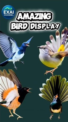 Beautiful Bird Calls and Mesmerizing Movements #shortvideo #birdsong