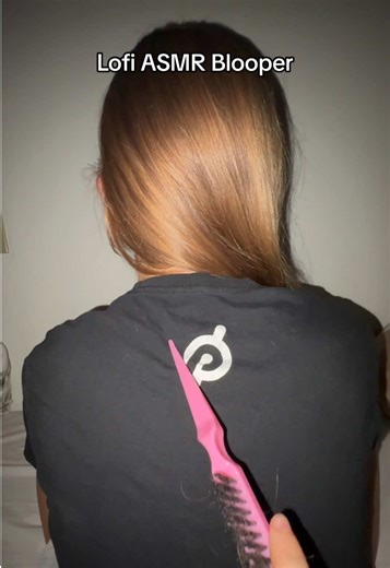 You guys always ask how we do this without laughing, but sometimes we do laugh 🤪 should I post more bloopers? #lofiasmr #asmrbloopers #softspokenasmr #fabricscratching #realpersonasmr