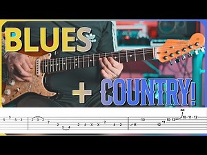 Blues Solo with a Country Twist! TABS inside!