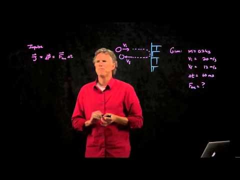 Ball bounces off wall what is the force