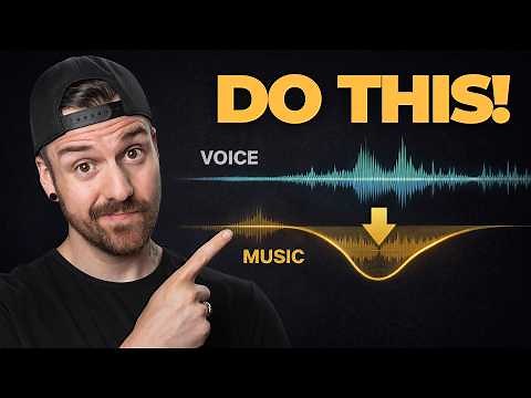 How to Duck Audio in DaVinci Resolve (Simple Auto + Manual)