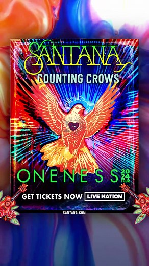 Santana and Counting Crows: Oneness Tour 2024 Tickets on Sale Now