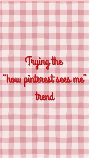 How Pinterest sees me: Perfectly matched