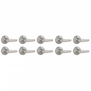 Defiant Olympic Stainless Steel Bed/Bath Door Lever 10-Pack LG601BDF - The Home Depot