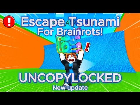 Escape Tsunami For Brainrots Uncopylocked | ROBLOX STUDIO