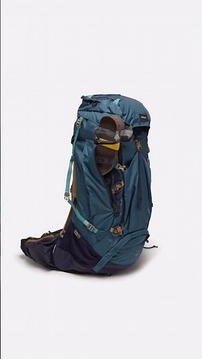 How to pack a 60 liter backpack for trekking?
