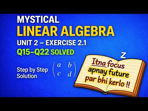 Elementary Linear Algebra Howard Anton Ex 2.1 Q15-Q22 solutions in Urdu/Hindi