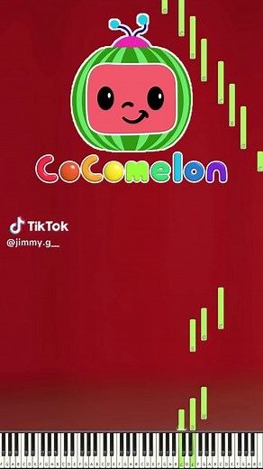 Cocomelon Intro Song on Piano for Kids