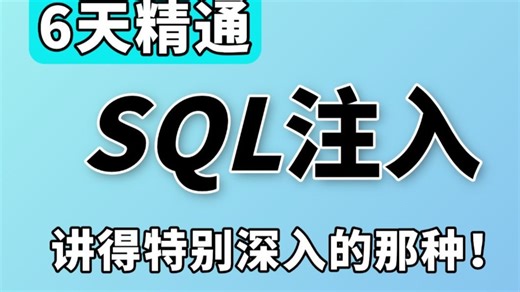 【SQL注入】SQL两小时半快速入门到精通 建议反复观看 包教会！【网络安全/黑客技术】