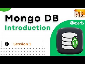 MongoDB Introduction in Telugu | S-1 | MongoDB Tutorial for Beginners | NoSQL Database in తెలుగు