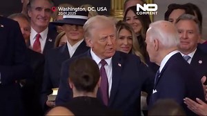 Video. Donald Trump's military salute to the American national anthem