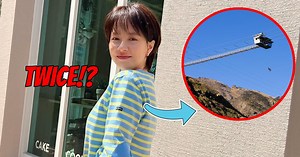 Song Ji Hyo And Kim Jong Kook Had To Do The Famous "Running Man" Nevis Swing Stunt Twice