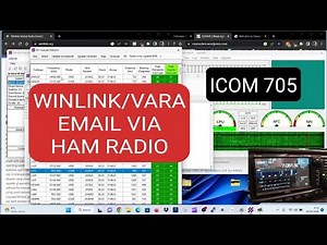 WINLINK /VARA HF -SET UP TEST ICOM 705