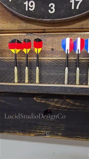 New design with remote control LEDs #darts #homedecor #wedding #gameroomupgrade #lucidstudiodesignco