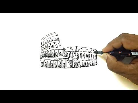 How to Draw The Colosseum