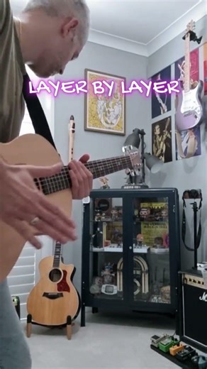 Shape of You – Casual Bedroom Loop #shapeofyou #edsheeran #looppedal #guitarshorts