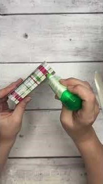 Weihnachtliche Geschenktüte in 5 Minuten basteln 🎄