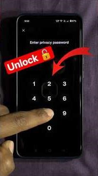Privacy Password Forgot? How to Unlock | Privacy Password Reset Trick 2026 | App Lock Unlock