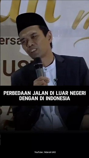 Perbedaan Jalan Di Luar Negeri Dengan Di Indonesia #uas #ustadabdussomad