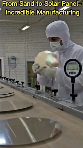 How Solar Panels Are Made ⚡ Inside a Solar Factory