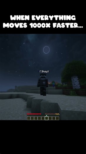 Minecraft, but everything is 1000x FASTER