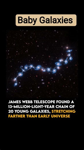 New Galaxies near each other #space #science #research #nasa #factshorts #youtubeshorts