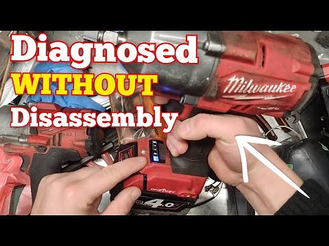 How to diagnose QUICKLY and EASY M18 Milwaukee Impact Gun without Disassembly.