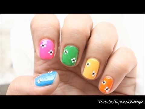 Easy Nail Designs For Kids & Beginners (Nail Art Using Toothpick)