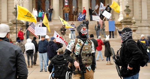 In Trump's 'LIBERATE' tweets, extremists see a call to arms