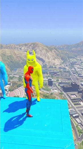 GTA 5 Epic Water Ragdolls Spiderman Jump/Fails Ep 1965 #shorts