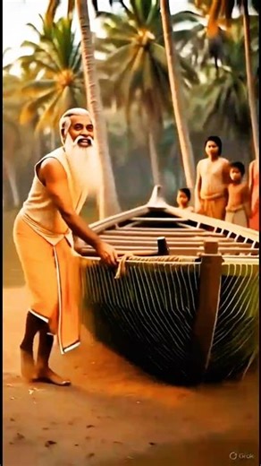 He Built a Fishing Boat Using Only Palm Leaves! 😱