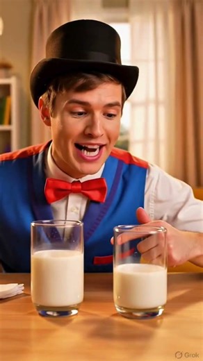 The Disappearing Milk Trick 😱 Easy Magic at Home