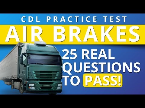 25 CDL Air Brake Questions You Need to Know!