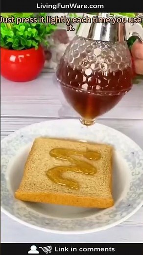 🍯 Honeycomb Squeeze Dispenser — Clean, Drip-Free, No Sticky Hands