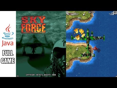 SKY FORCE - Java Game (Full Gameplay No Commentary)