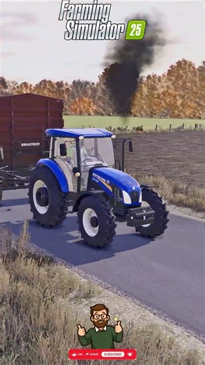 FARMİNG SİMULATOR 25 REALİSTİC EXHAUST FUME EFFECT MOD #fs25 #exhaustmod #fs25mods #ls25