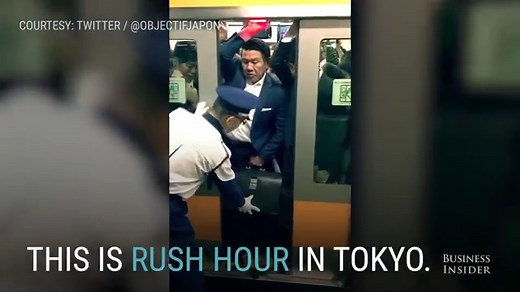 3.8M views · 4.7K reactions | This video of a crowded Japanese train makes the Tube seem like a breeze. | Insider International | Facebook
