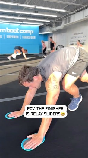 Passing the baton in relay sliders: a smooth handoff or a slippery challenge? You be the judge! Make sure you show up for Bodyweight Conditioning! It has a twist to it that you will love! Early camps.. don’t spoil it😝🤫🤐 #raleighfitness #burnnorthraleigh #burnbootcamp #raleighgym #raleighgroupfitness #raleigh #raleighnc | Burn Boot Camp - North Raleigh, NC